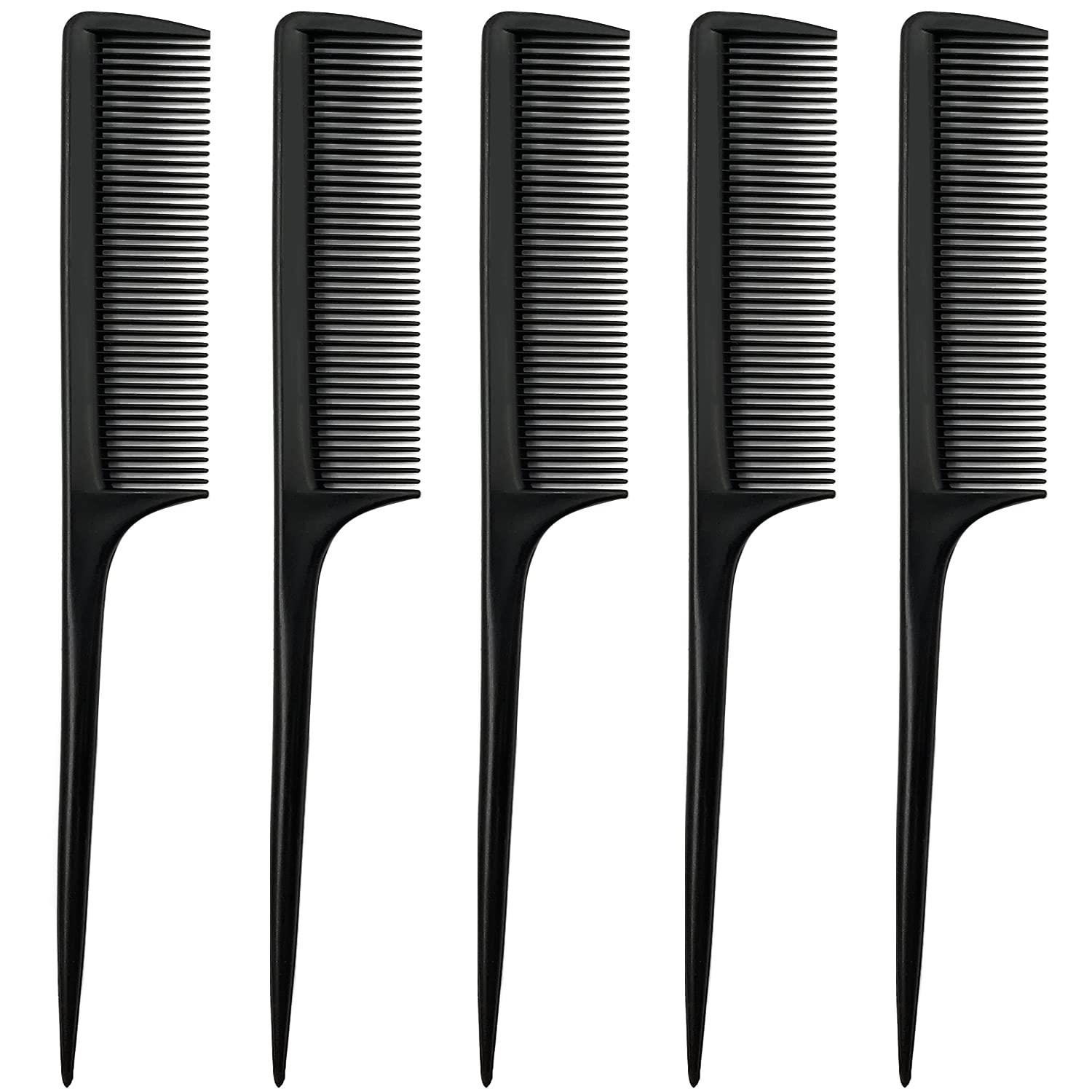 Comb Fine Tooth - 탄소 섬유 티징 스타일링 빗, 정전기