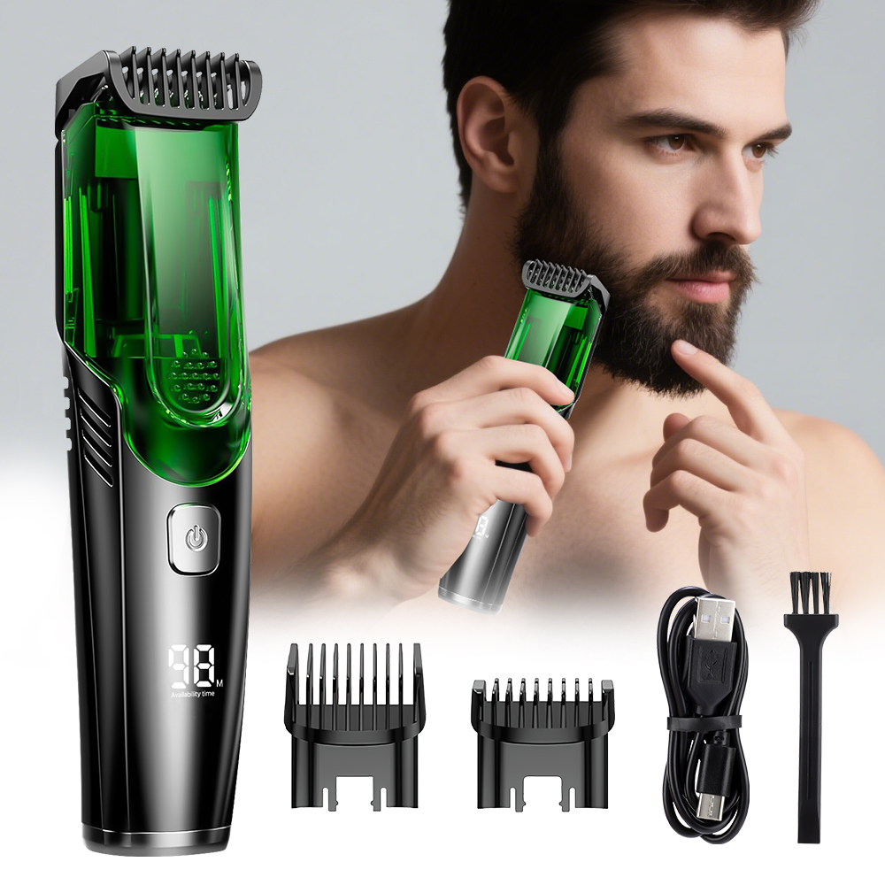 Men'S Grooming Hair And Body Wash - 무선 남성용 수염 트리머 전기 면도기