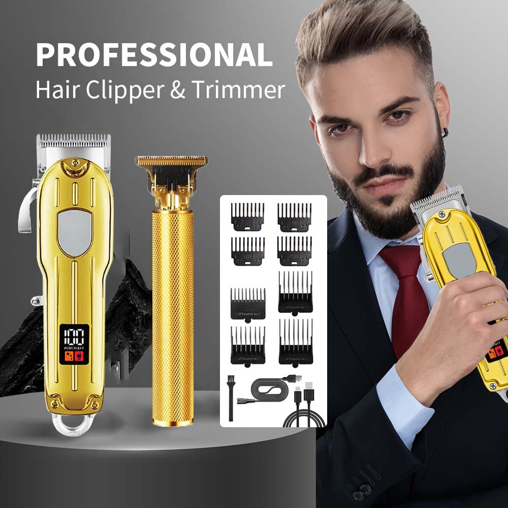 Men'S Grooming Blade - 2 in 1 전기 헤어 클리퍼