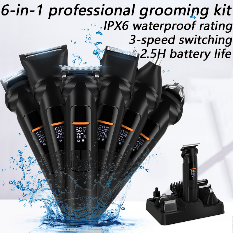 남성용 바디 헤어 트리머 6 in 1 IPX6 방수 음 - Men'S Grooming Hair And Body Wash 리뷰 및 가격