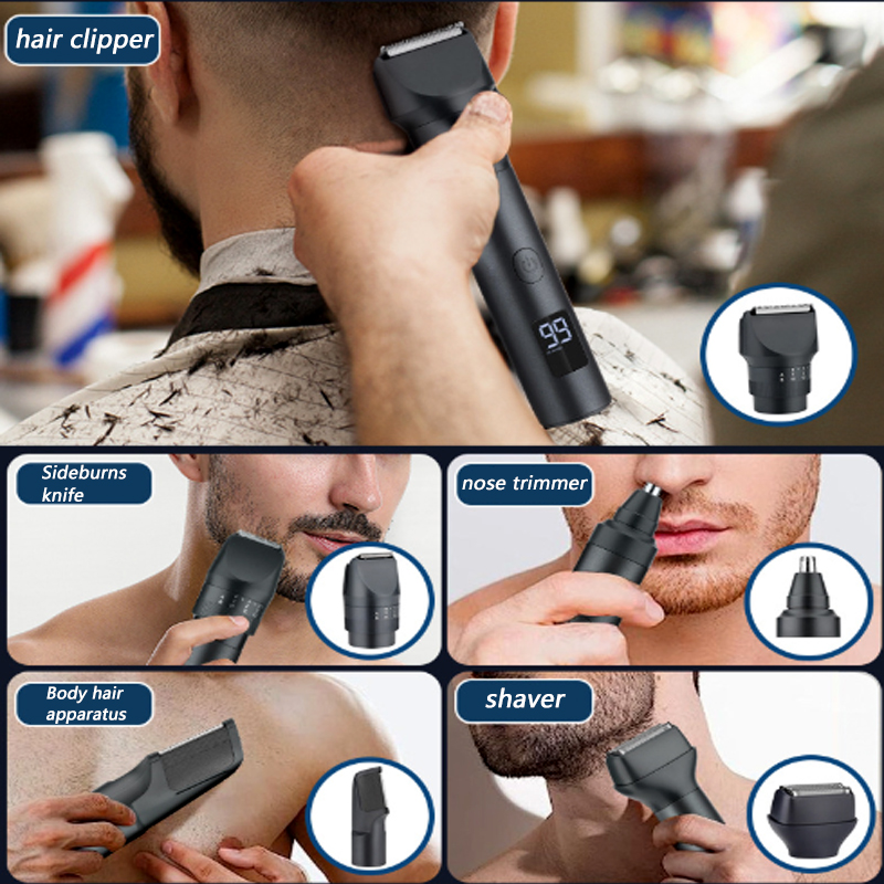 5-in-1 무선 헤어 클리퍼 LED 디스플레이 남성용 - Men'S Grooming Nose Hair Trimmer 리뷰 및 가격
