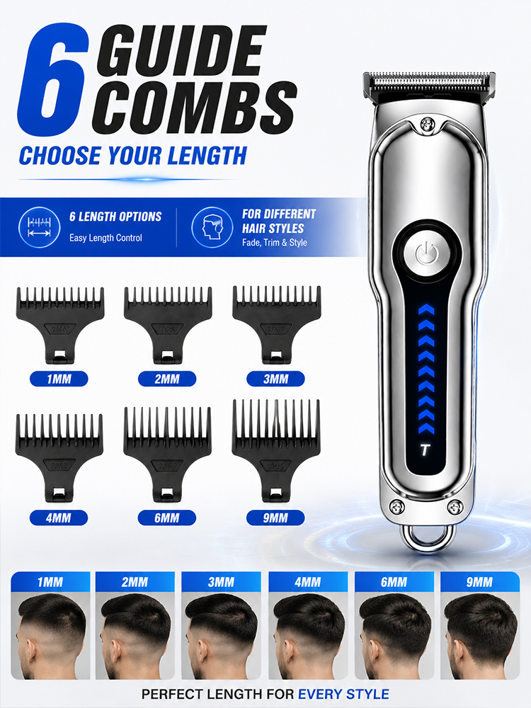 남성용 헤어 클리퍼 T-블레이드 무선 트리머, 6개의  - Men'S Grooming Blade 리뷰 및 가격
