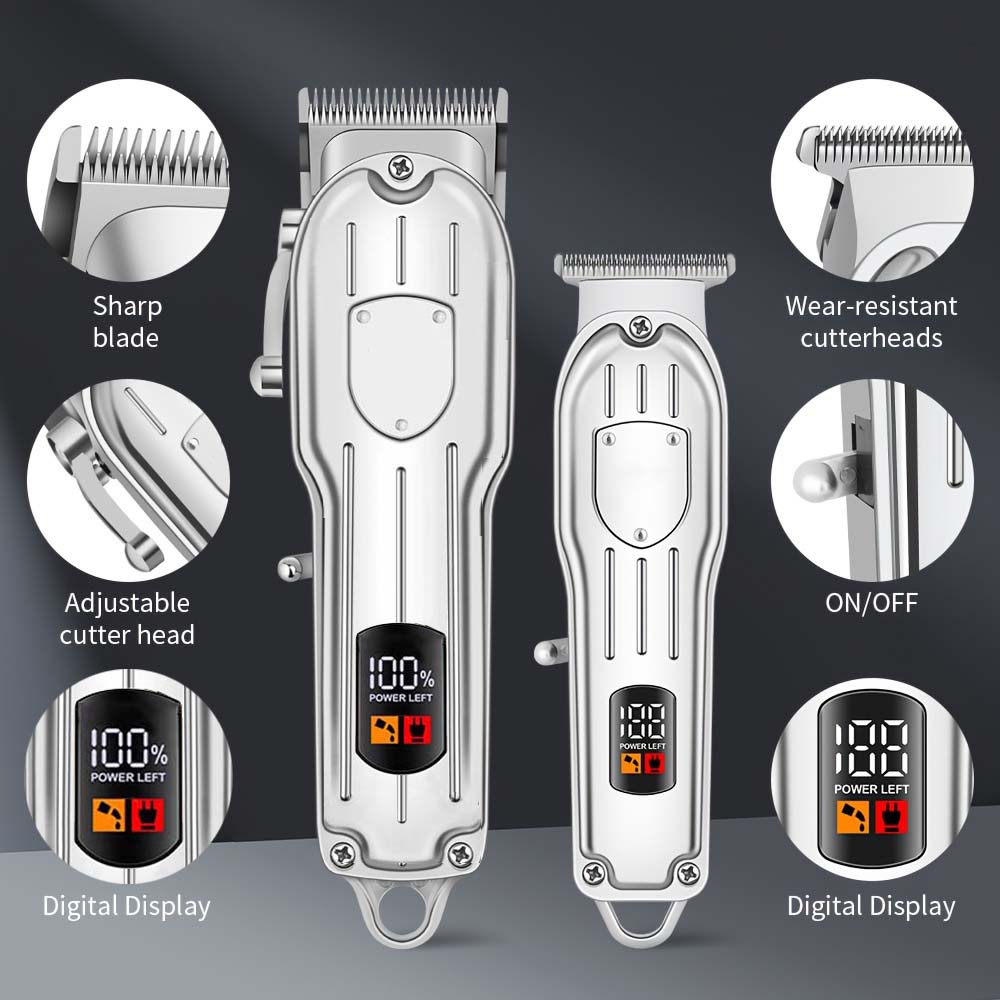LCD 디스플레이가 있는 전문가용 헤어 클리퍼 세트,  - Men'S Grooming Room 리뷰 및 가격