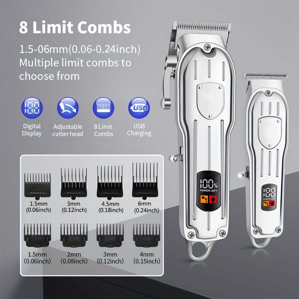 LCD 디스플레이가 있는 전문가용 헤어 클리퍼 세트,  - Men'S Grooming Room 리뷰 및 가격