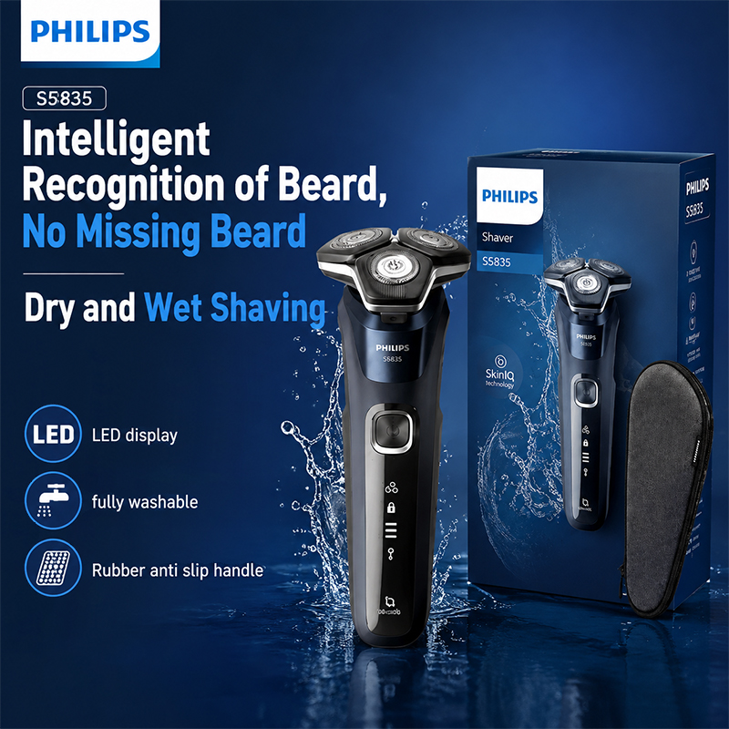 필립스 S5835 전기면도기 로터리 습식/건식 360도 - Men'S Grooming Blade 리뷰 및 가격