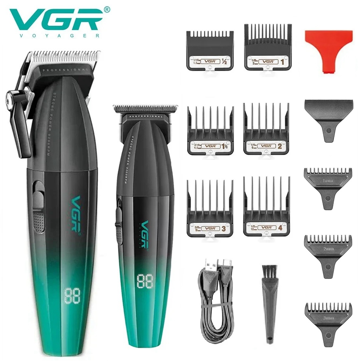 VGR 헤어 트리머 전문 이발사 헤어 커팅 머신 정밀  - Men'S Grooming Hair And Body Wash 리뷰 및 가격