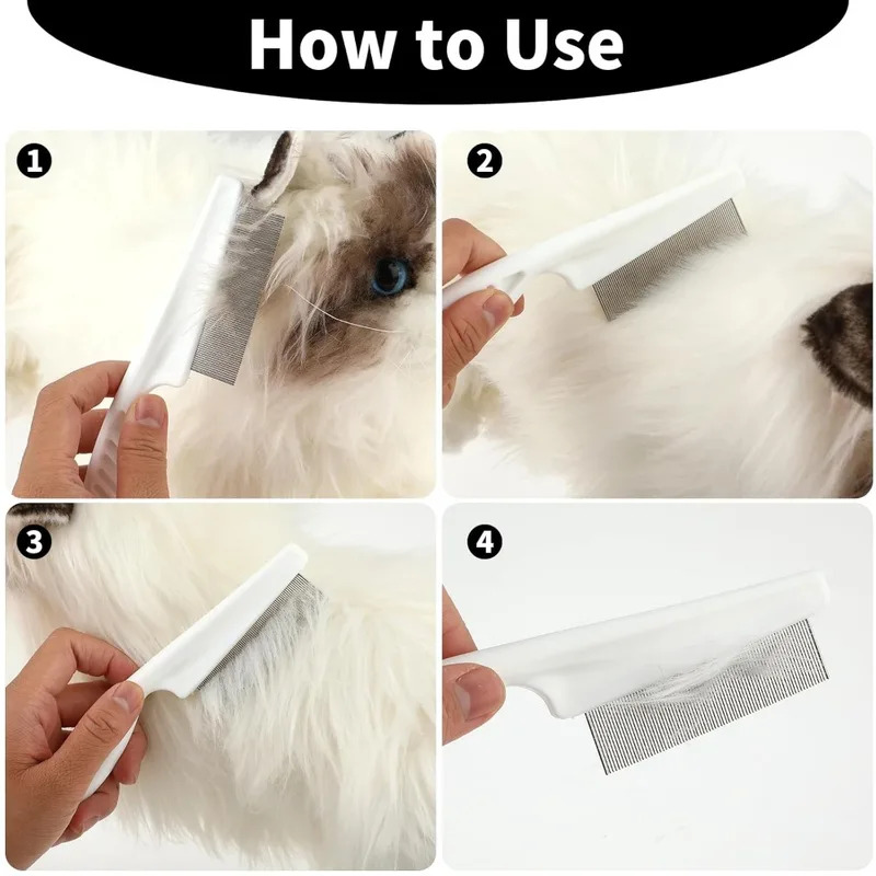스테인리스 스틸 미세 치아 빗 강아지 고양이 털 손질  - Comb Fine Tooth 리뷰 및 가격
