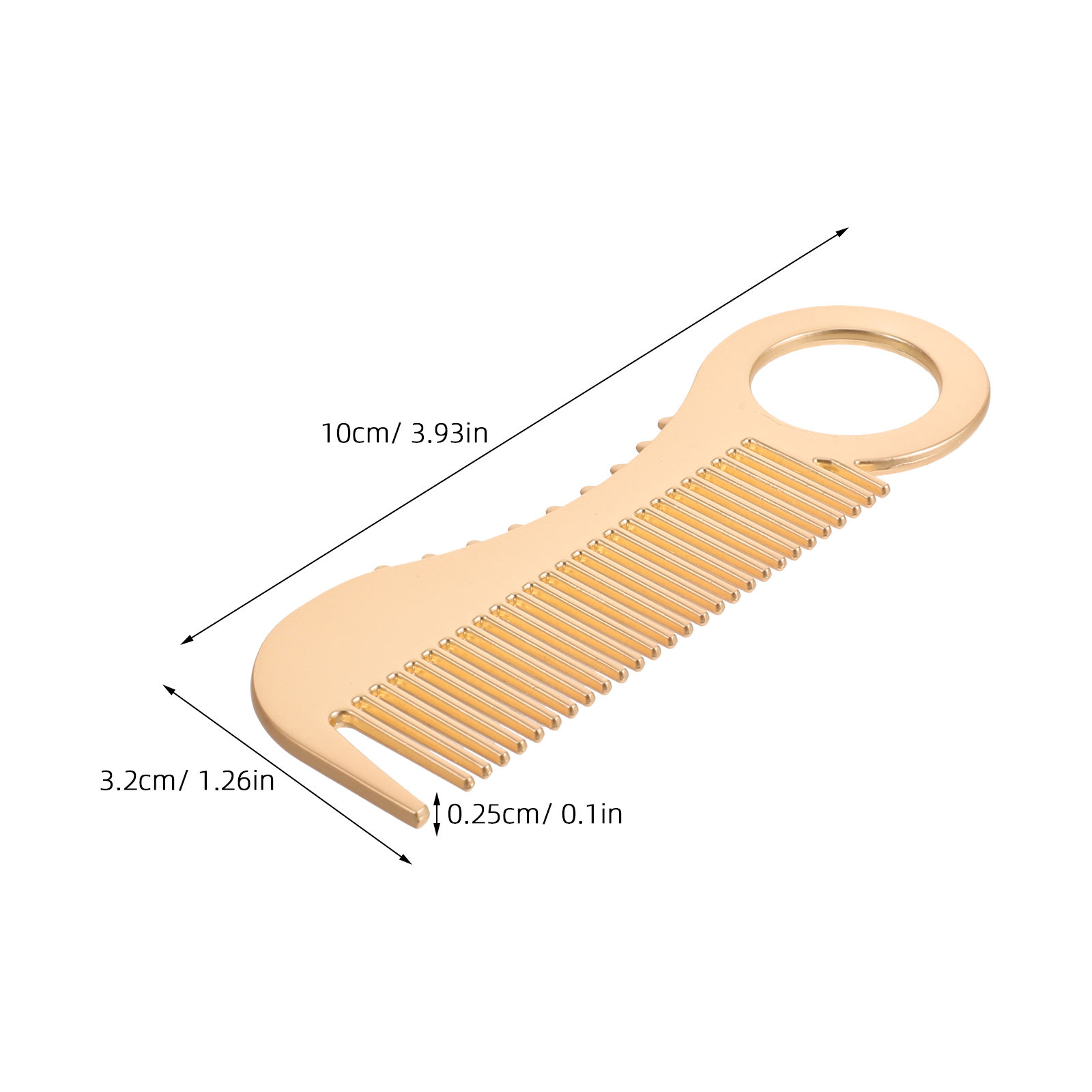 미니 휴대용 수염 빗, 금속 소재, 은색, 정전기 방지 - Comb Fine Tooth 리뷰 및 가격