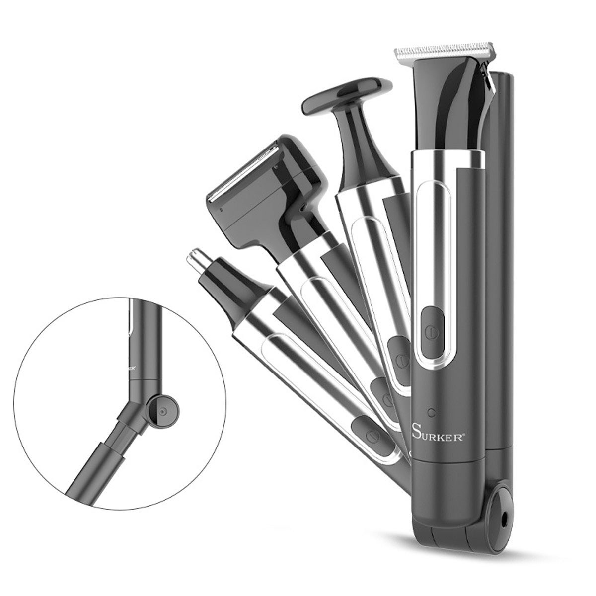 남성용 서커 4-in-1 면도기 그루밍 키트, 다기능  - Men'S Grooming Nose Hair Trimmer 리뷰 및 가격