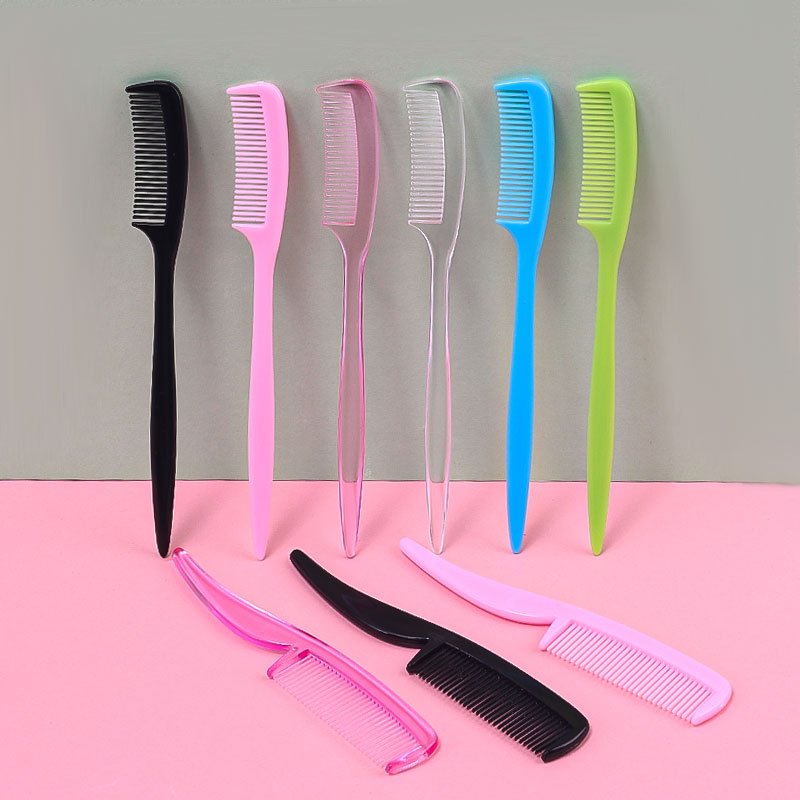 25pcs 여러 가지 빛깔의 미니 눈썹 빗 세트 휴대용 - Comb Fine Tooth 리뷰 및 가격