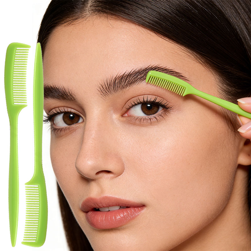25pcs 여러 가지 빛깔의 미니 눈썹 빗 세트 휴대용 - Comb Fine Tooth 리뷰 및 가격