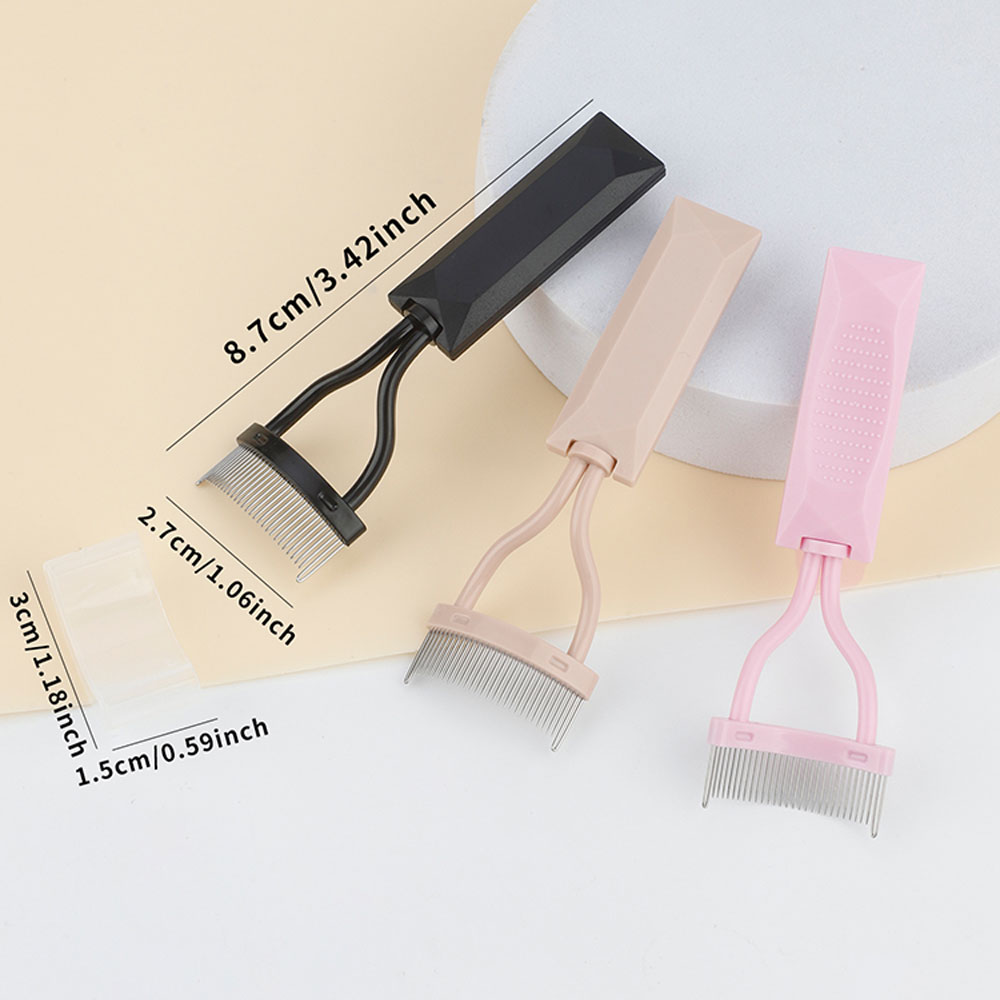 1pcs 곡선형 초미세 강철 치아 눈썹 빗, 속눈썹 빗 - Comb Fine Tooth 리뷰 및 가격