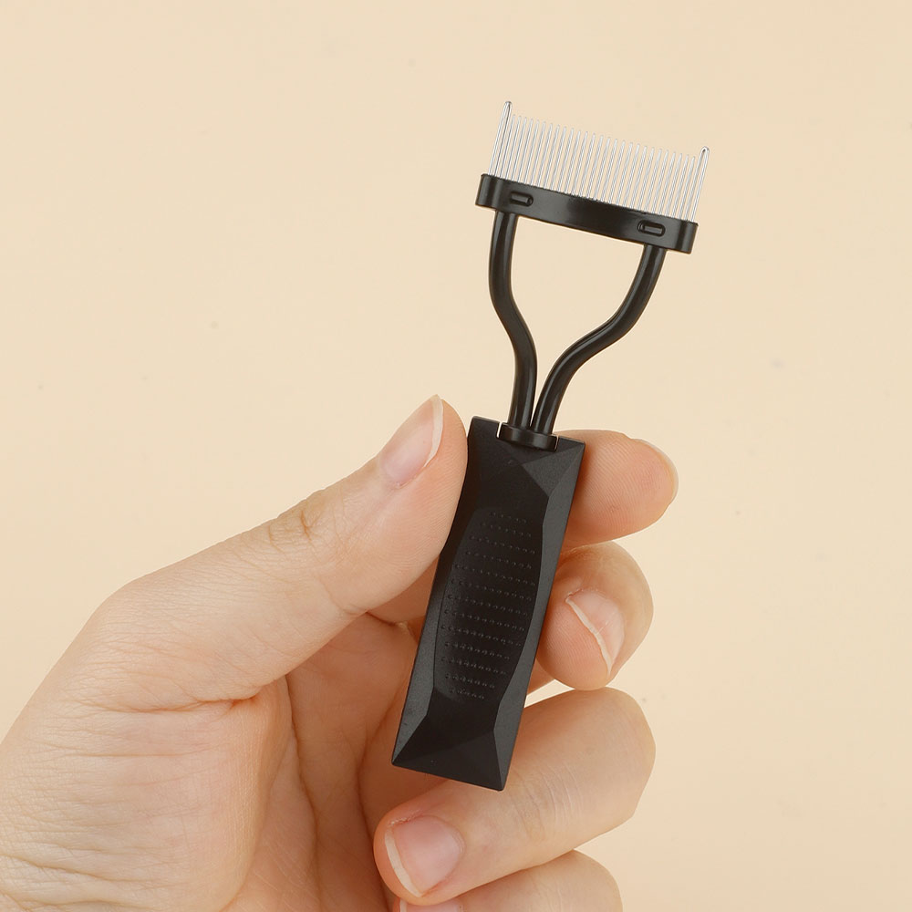 1pcs 곡선형 초미세 강철 치아 눈썹 빗, 속눈썹 빗 - Comb Fine Tooth 리뷰 및 가격