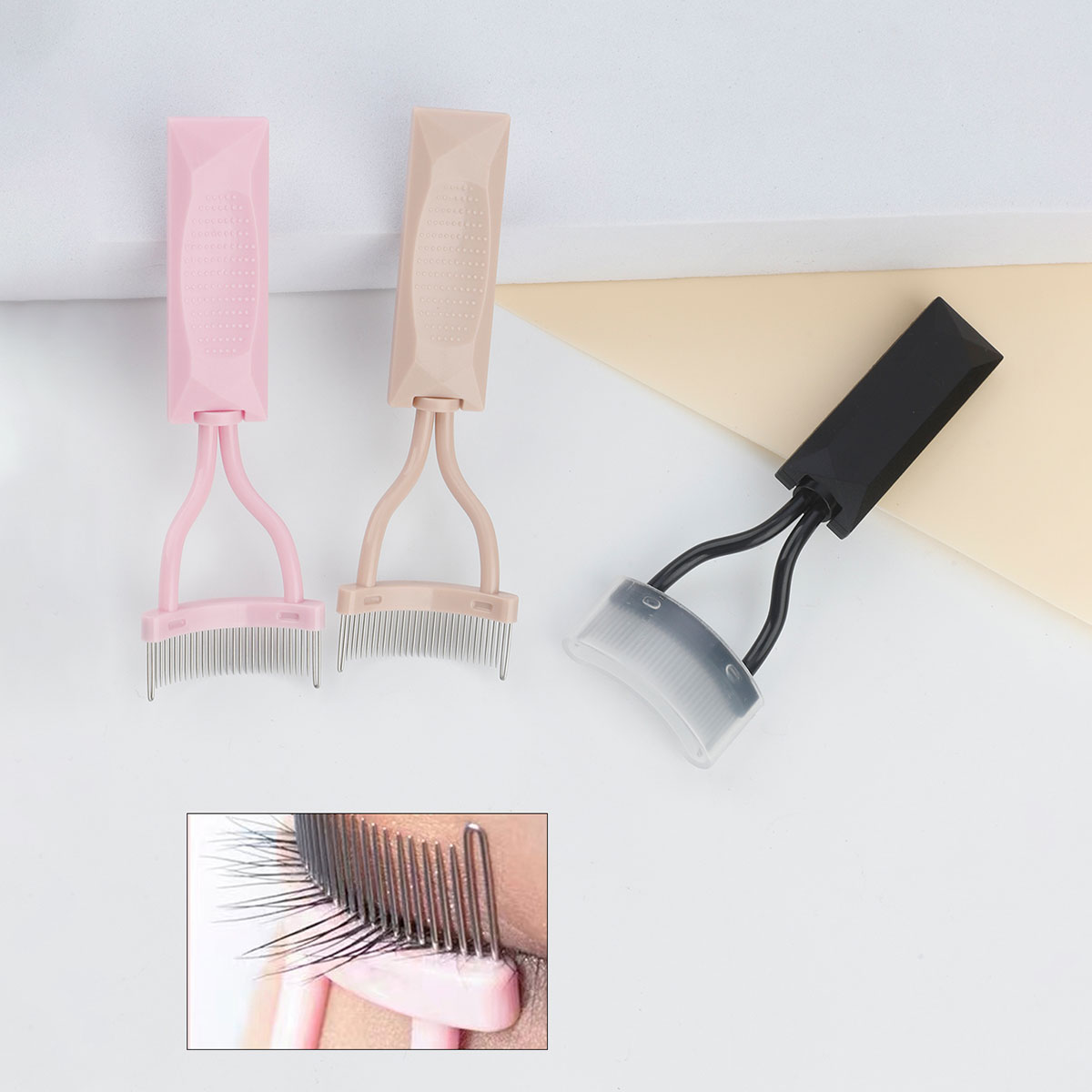 1pcs 곡선형 초미세 강철 치아 눈썹 빗, 속눈썹 빗 - Comb Fine Tooth 리뷰 및 가격