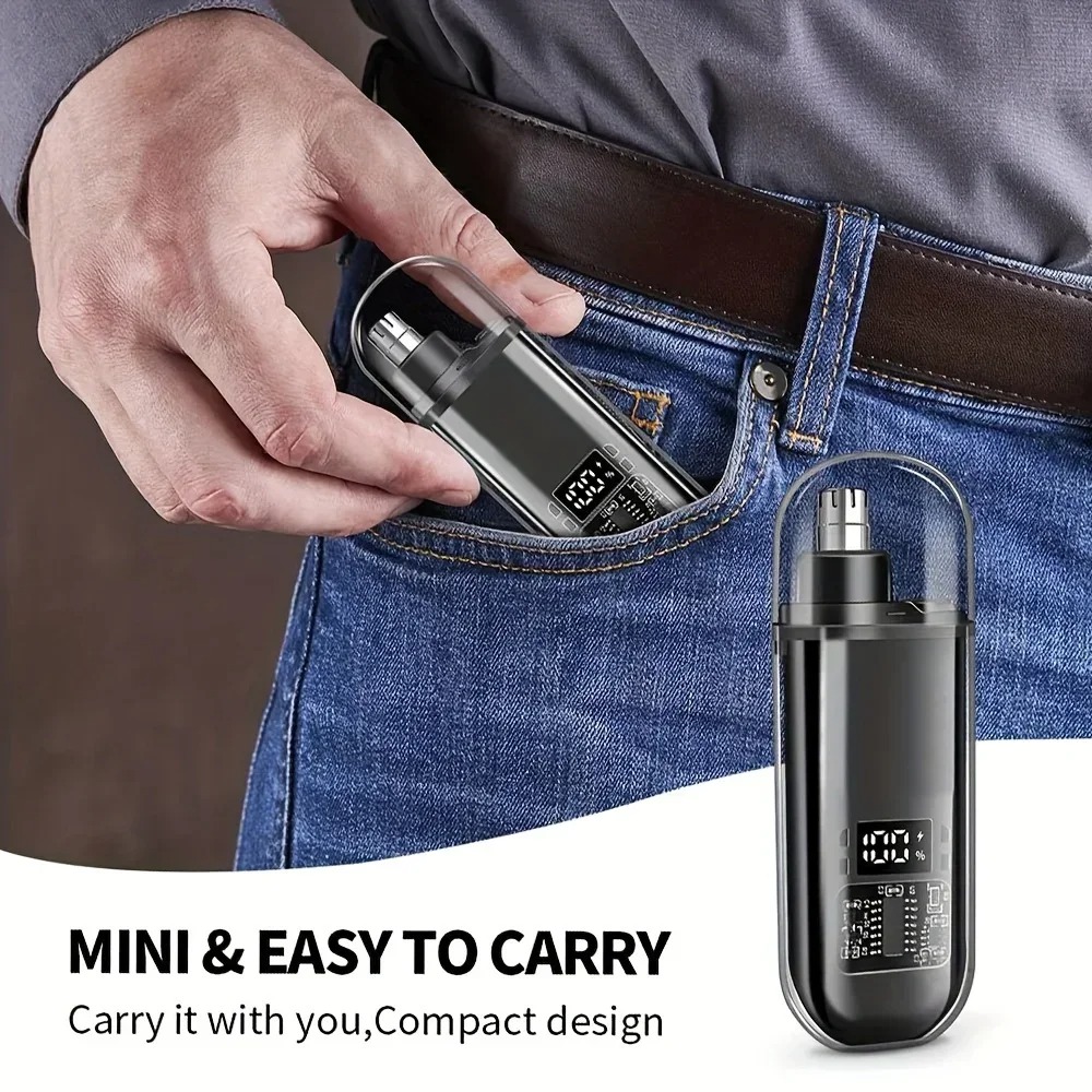 남성용 코 귀털 트리머 USB 고속 충전 휴대용 컴팩트 - Men'S Grooming Nose Hair Trimmer 리뷰 및 가격
